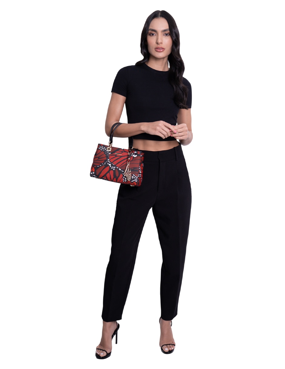 Bolsa satchel Mariposa Macro para mujer 9
