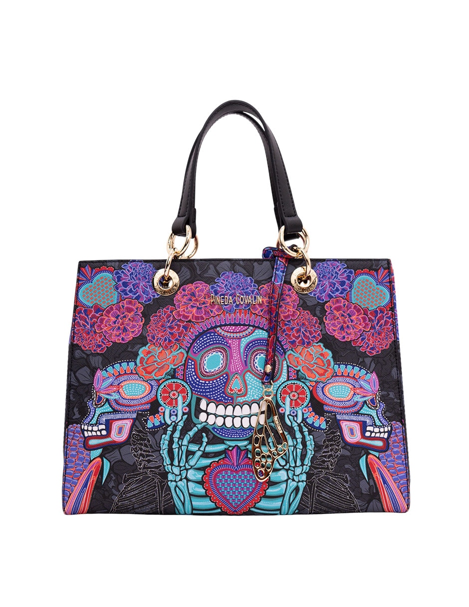 Bolsa satchel Día De Muertos Catrina para mujer
