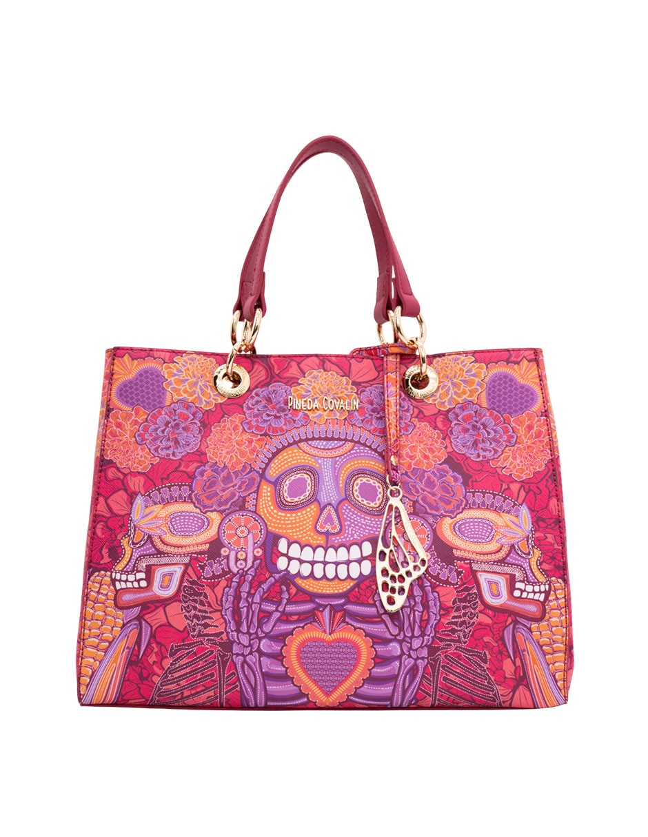 Bolsa satchel Día de Muertos Catrina para mujer