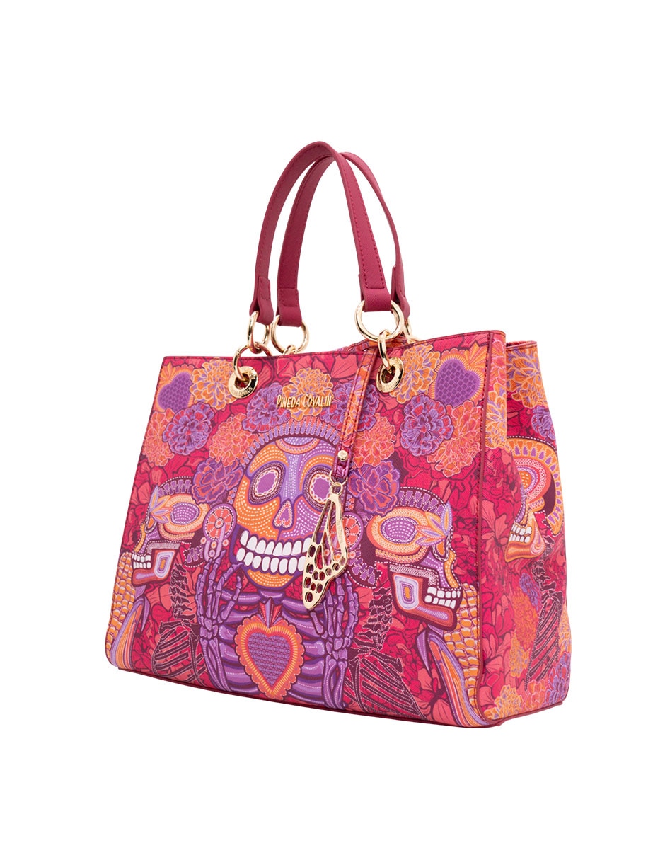 Bolsa satchel Día de Muertos Catrina para mujer 2