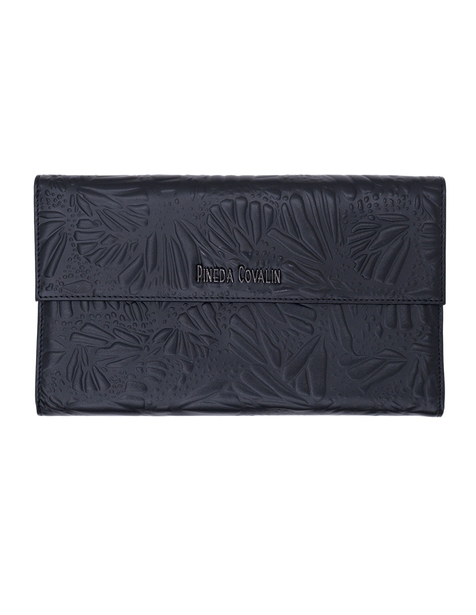 Bolsa clutch Grabado Mariposa de piel para mujer