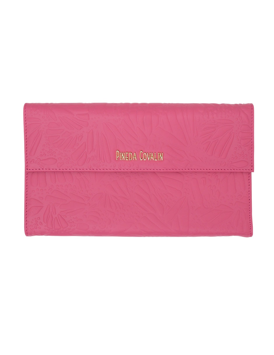 Bolsa clutch Grabado Mariposa de piel para mujer