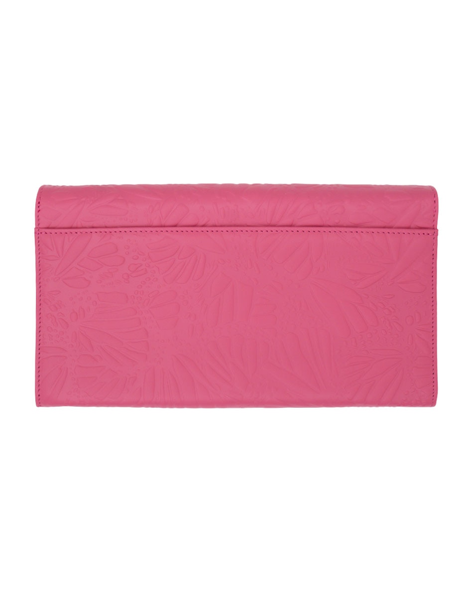 Bolsa clutch Grabado Mariposa de piel para mujer 2