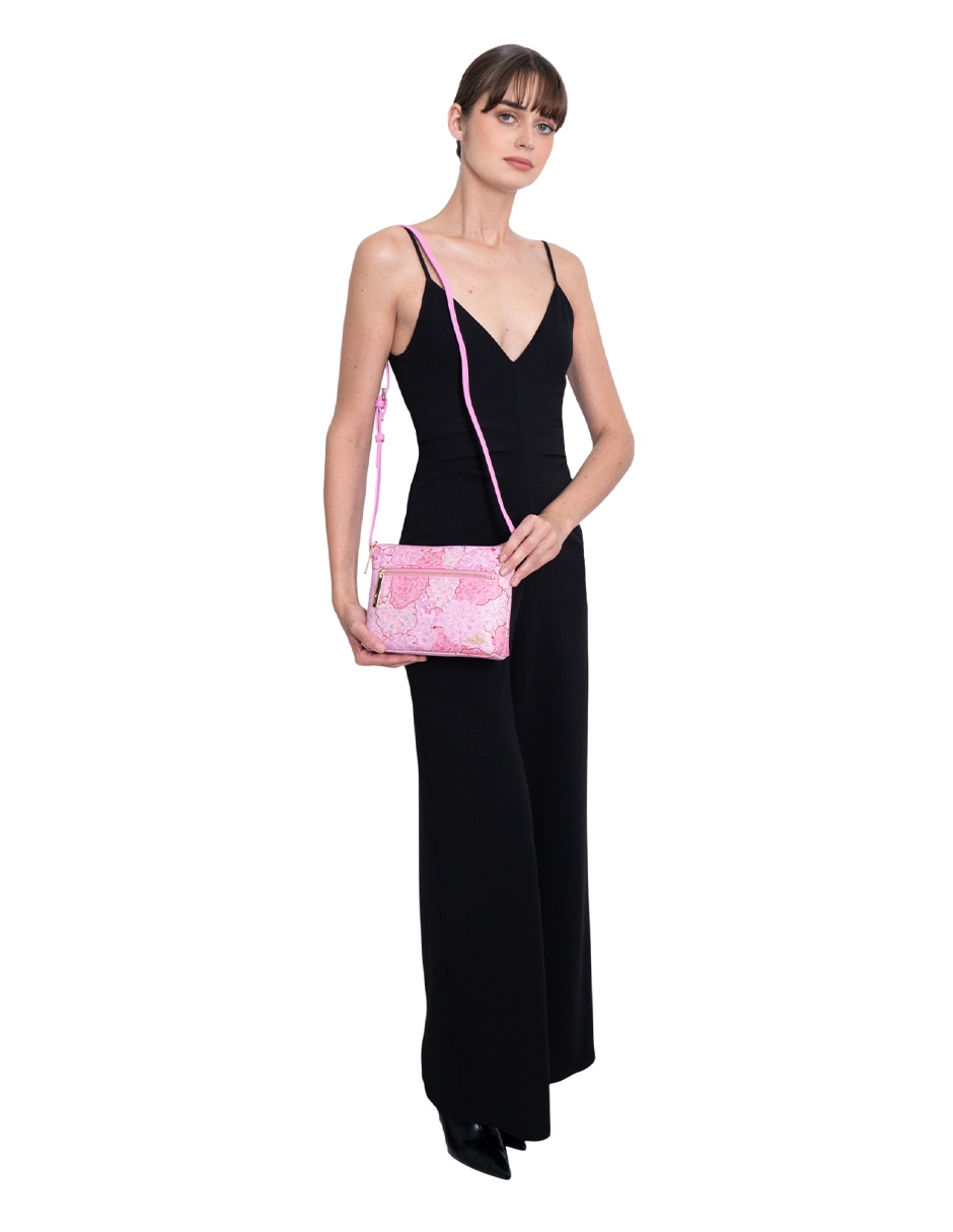 Bolsa crossbody cempasúchil ofrenda para mujer 11