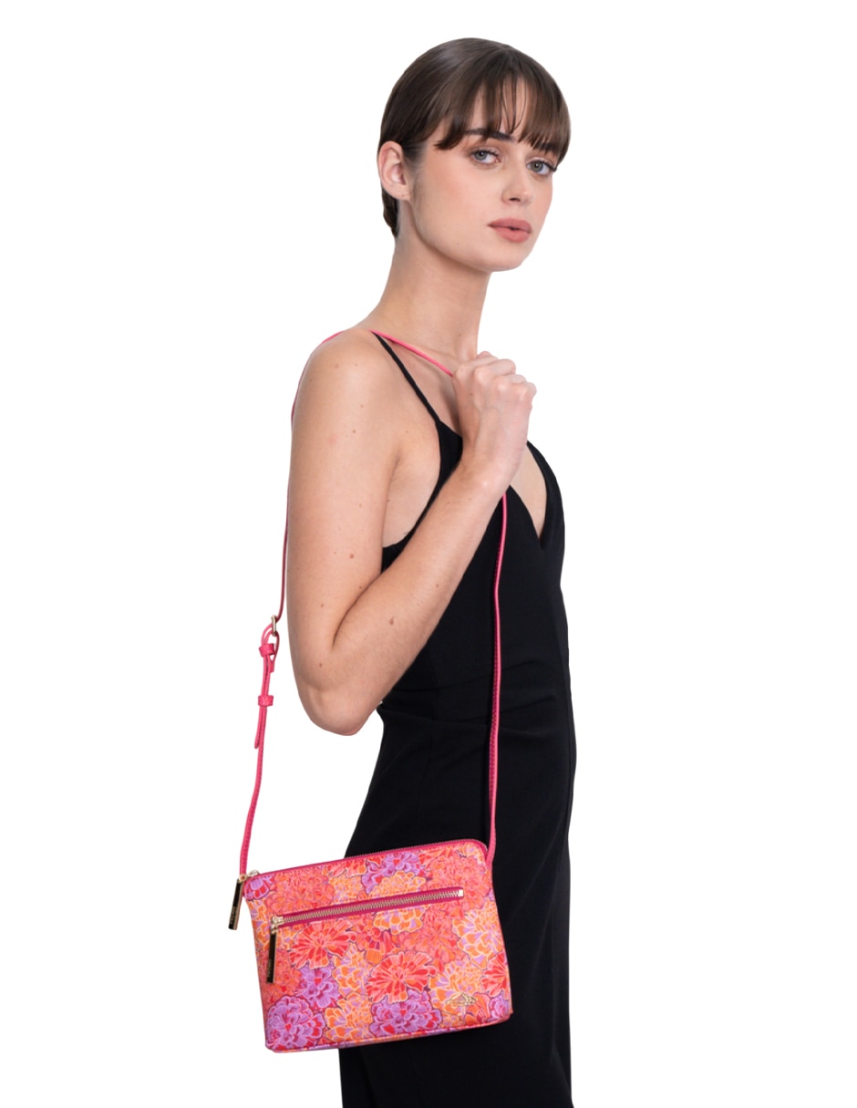 Bolsa crossbody cempasúchil ofrenda para mujer 10