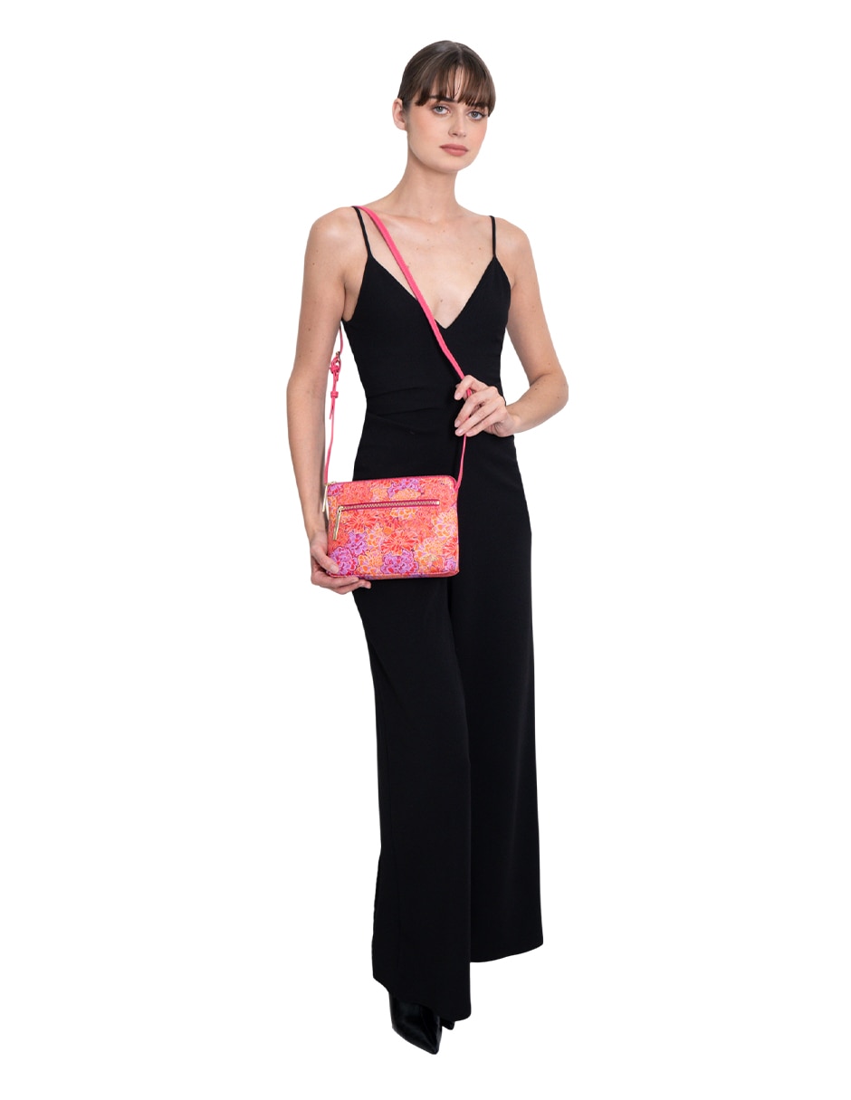 Bolsa crossbody cempasúchil ofrenda para mujer 11