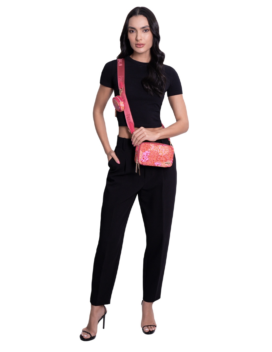 Bolsa crossbody Cempasúchil Ofrenda para mujer 6