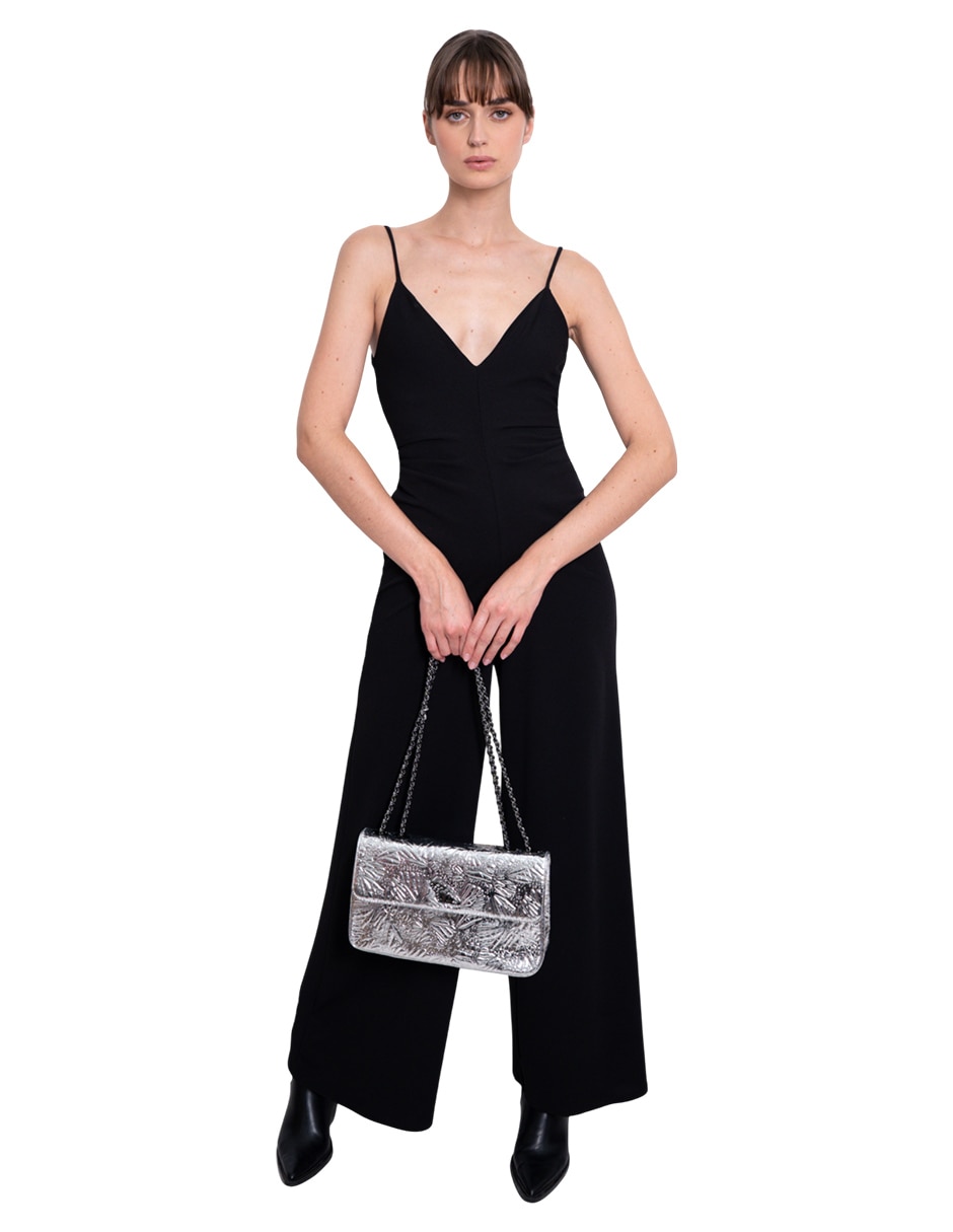 Bolsa crossbody grabado mariposa de piel para mujer 13