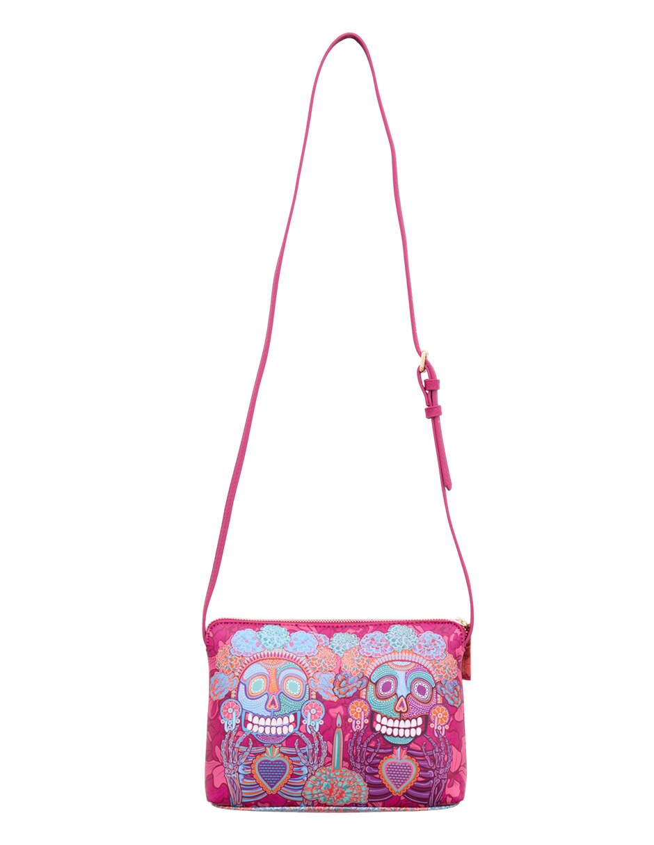 Bolsa crossbody día de muertos catrina para mujer 7