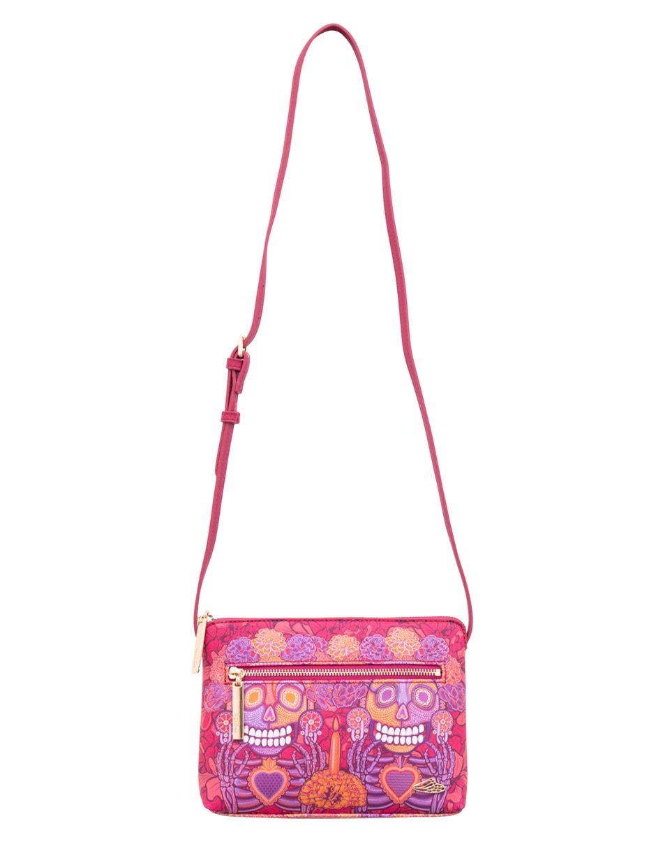 Bolsa crossbody día de muertos catrina para mujer