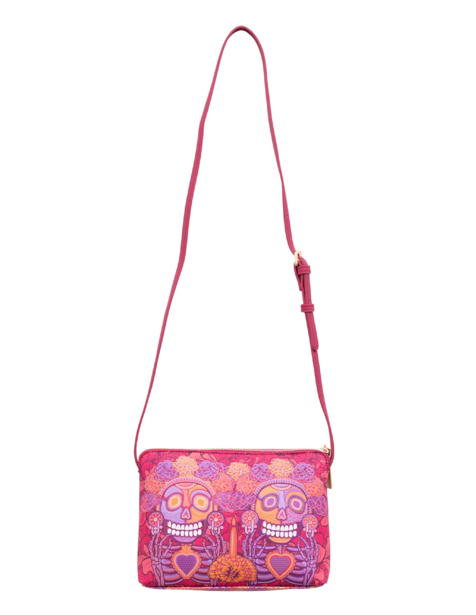 Bolsa crossbody día de muertos catrina para mujer 7