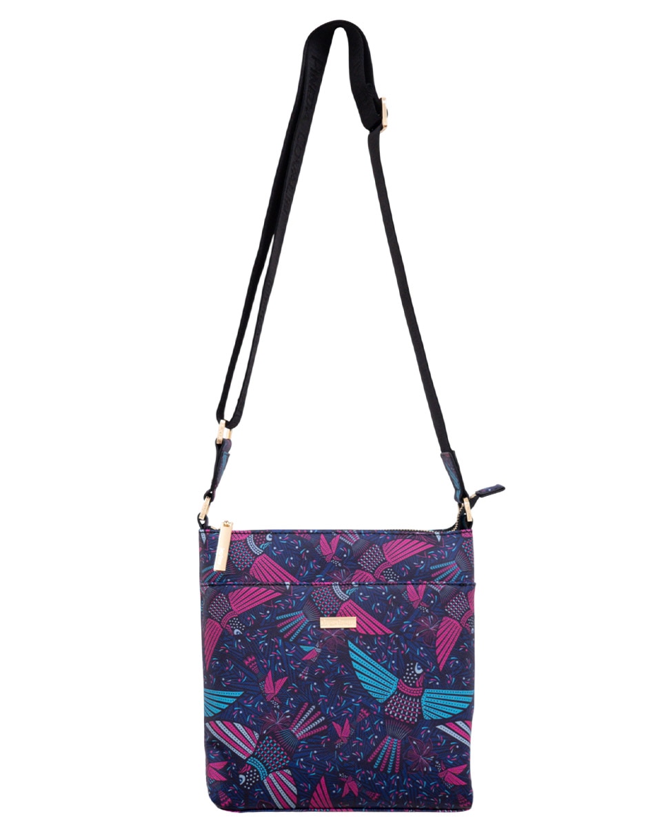 Bolsa messenger colibrí para mujer