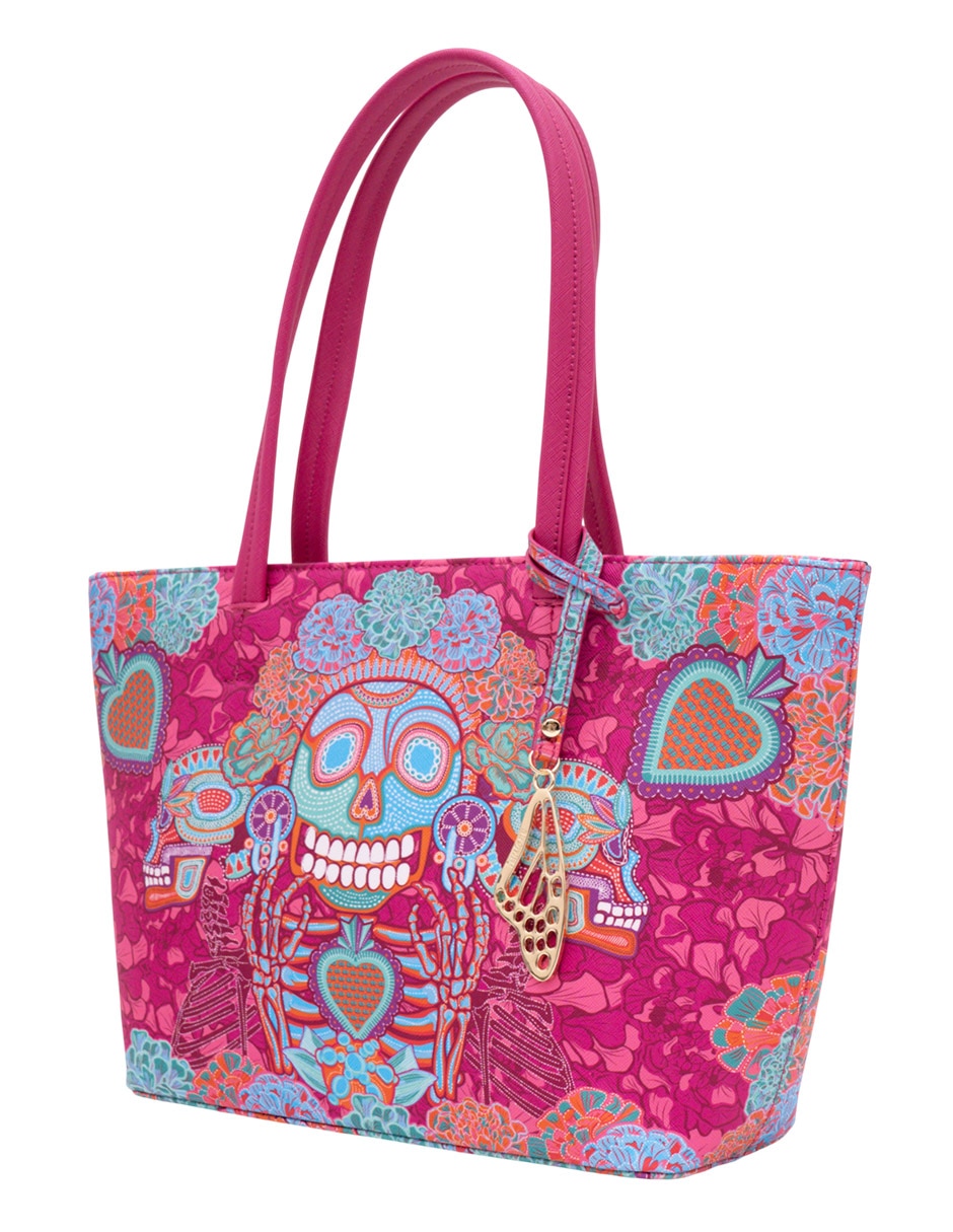 Bolsa tote Día de Muertos Catrina para mujer 8
