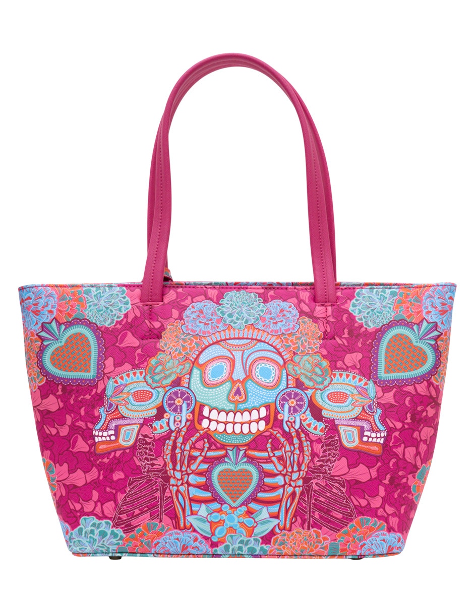 Bolsa tote Día de Muertos Catrina para mujer 9
