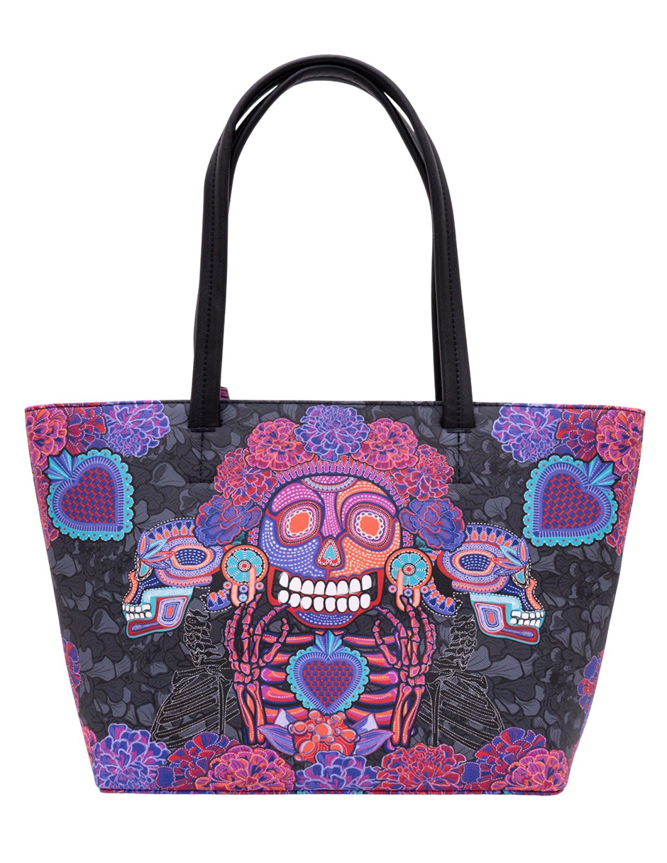 Bolsa tote día de muertos catrina para mujer Bolsa tote día de muertos catrina para mujer