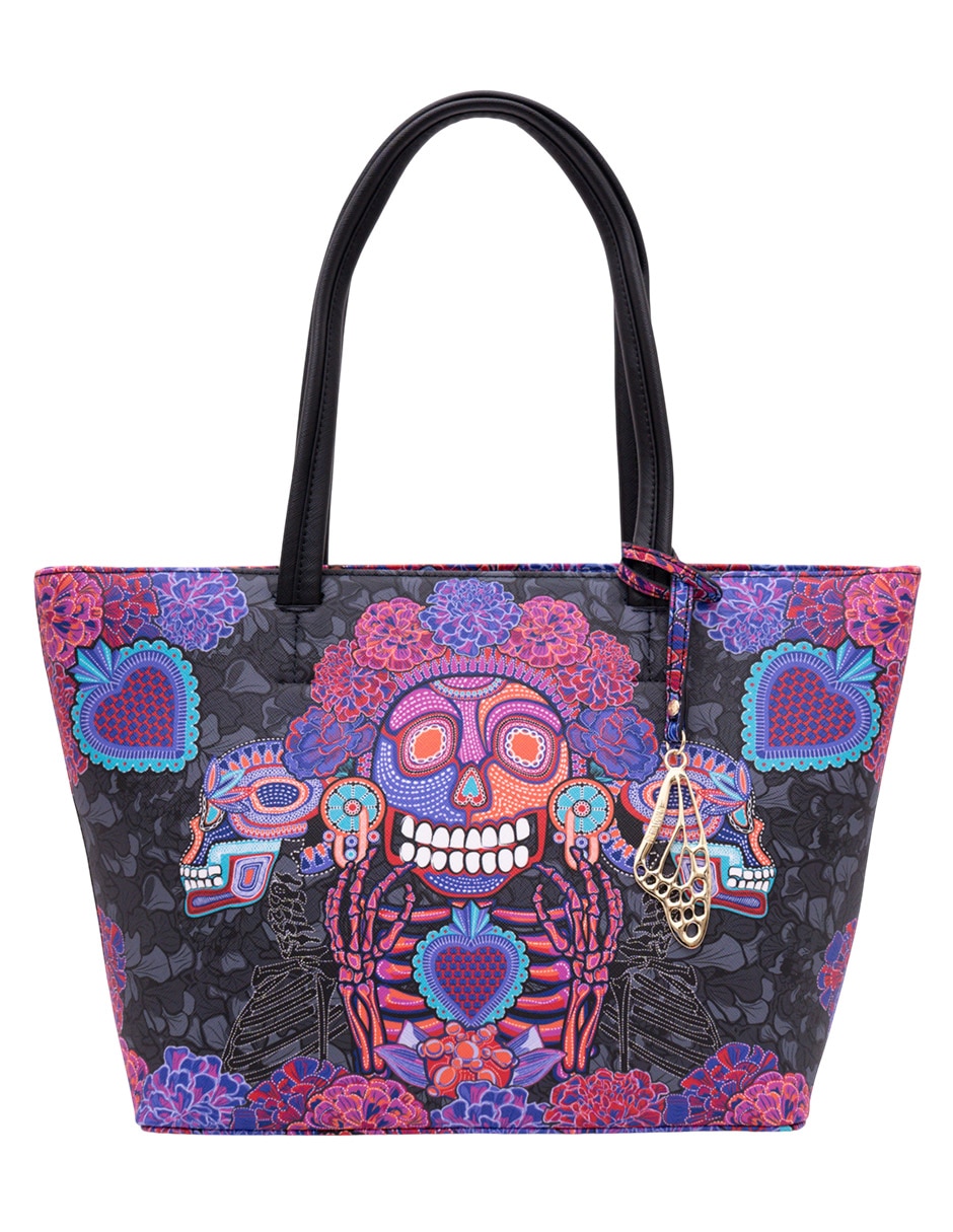 Bolsa tote día de muertos catrina para mujer 9