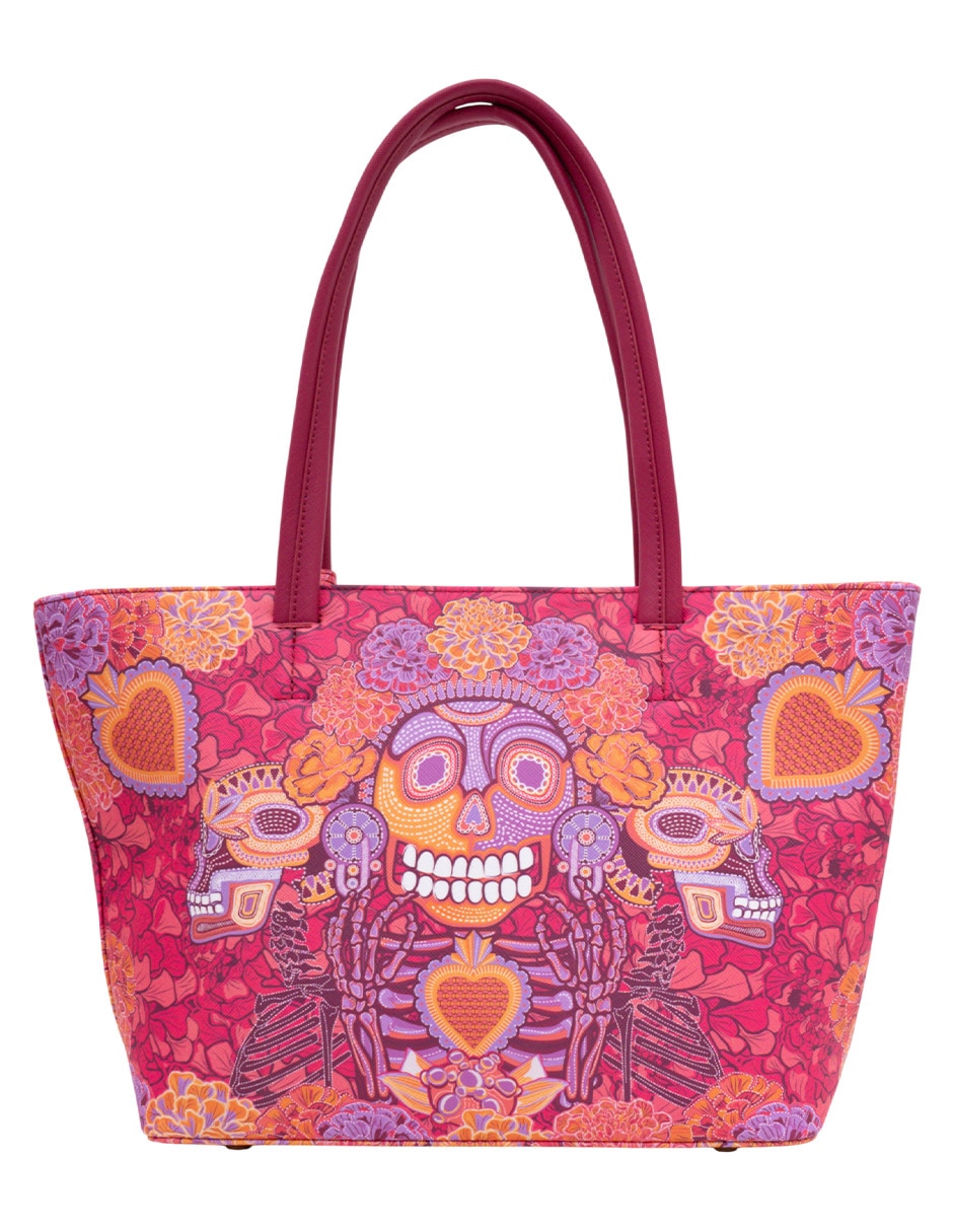 Bolsa tote día de muertos catrina para mujer 6