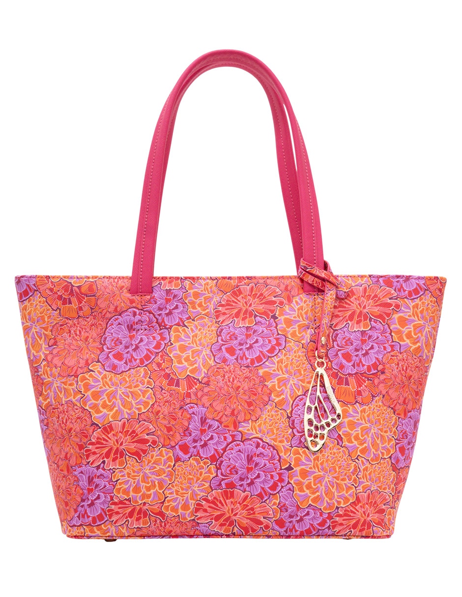 Bolsa tote cempasúchil ofrenda para mujer