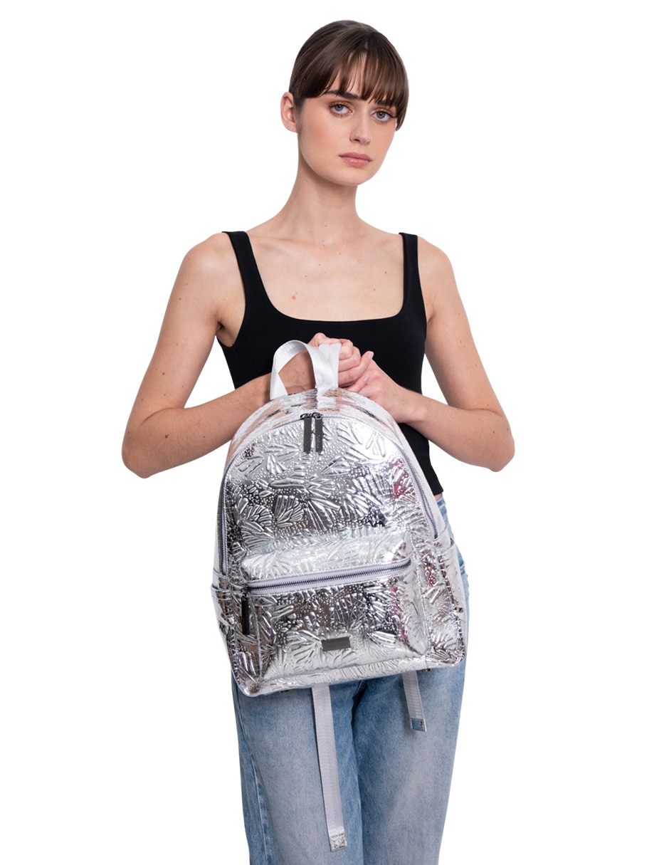 Mochila casual Grabado Mariposa para mujer 5