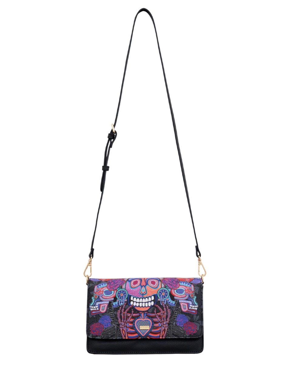 Bolsa crossbody Día De Muertos Catrina para mujer