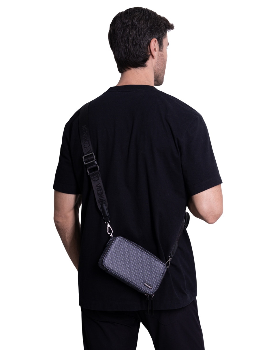 Bolsa crossbody Grecas Mitla para hombre 4