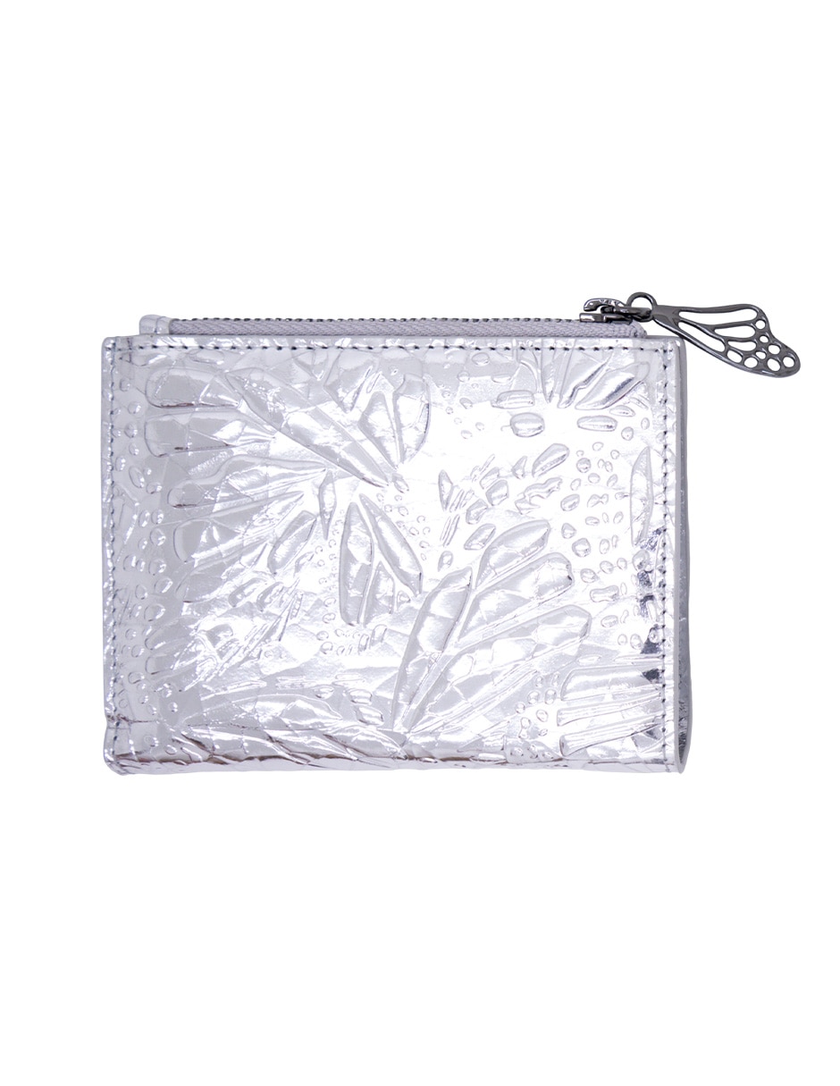 Cartera grabado mariposa para mujer 5