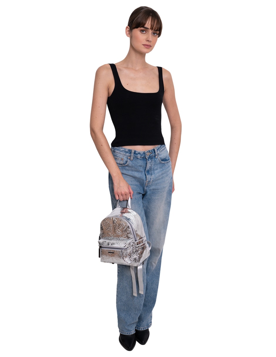 Mochila casual Grabado Mariposa para mujer 6