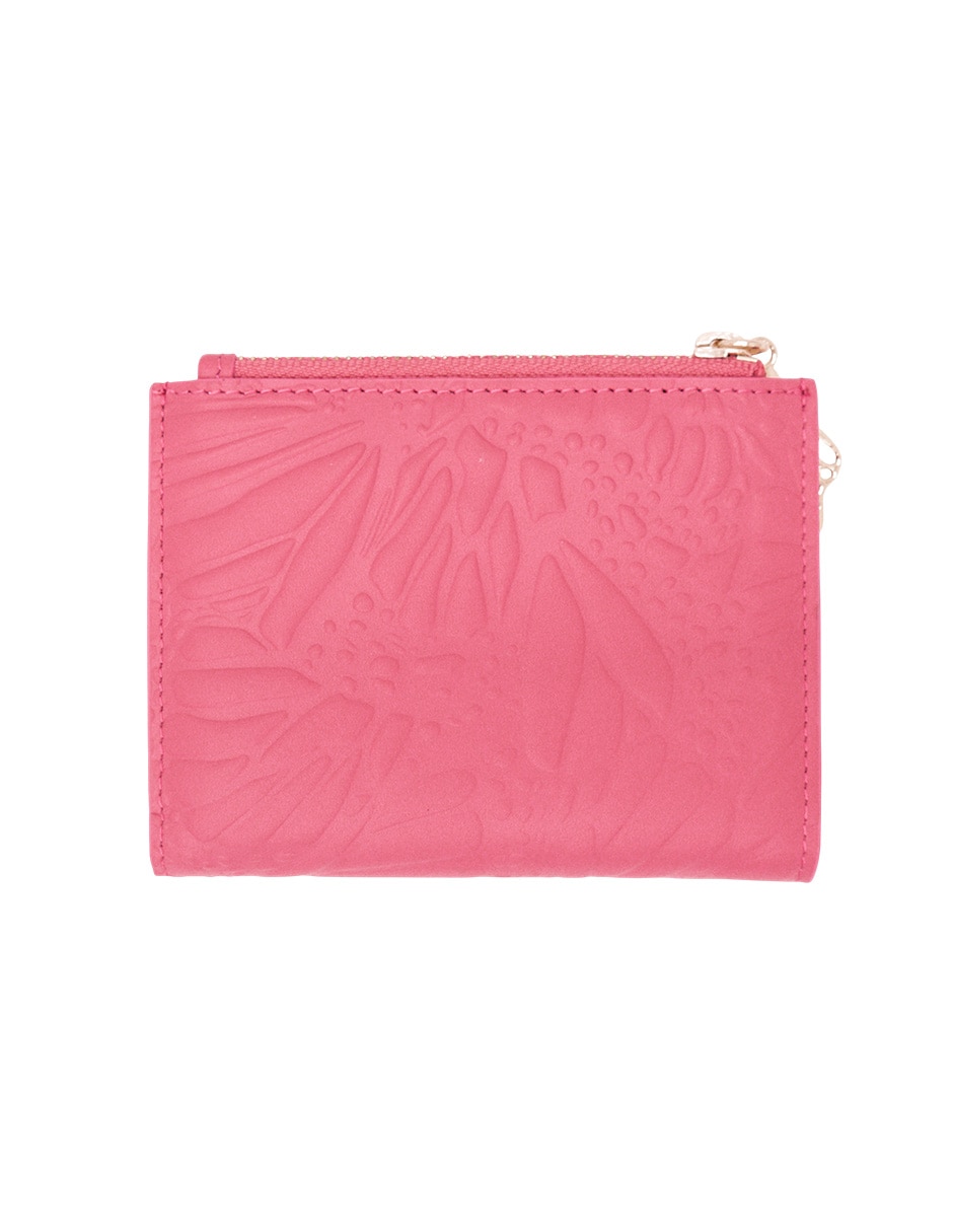 Cartera grabado mariposa para mujer 5