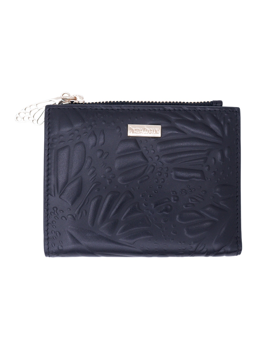Cartera grabado mariposa para mujer