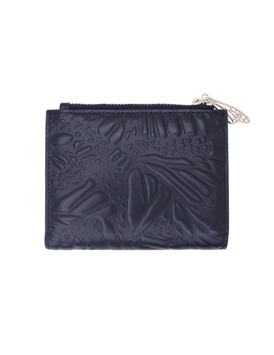 Cartera grabado mariposa para mujer 5