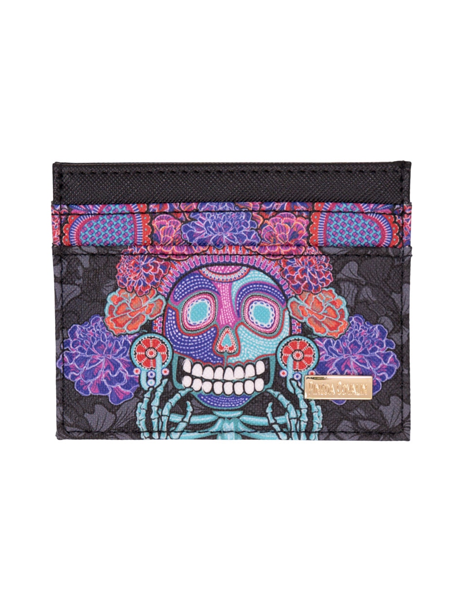 Tarjetero Día de Muertos Catrina para mujer Tarjetero Día de Muertos Catrina para mujer