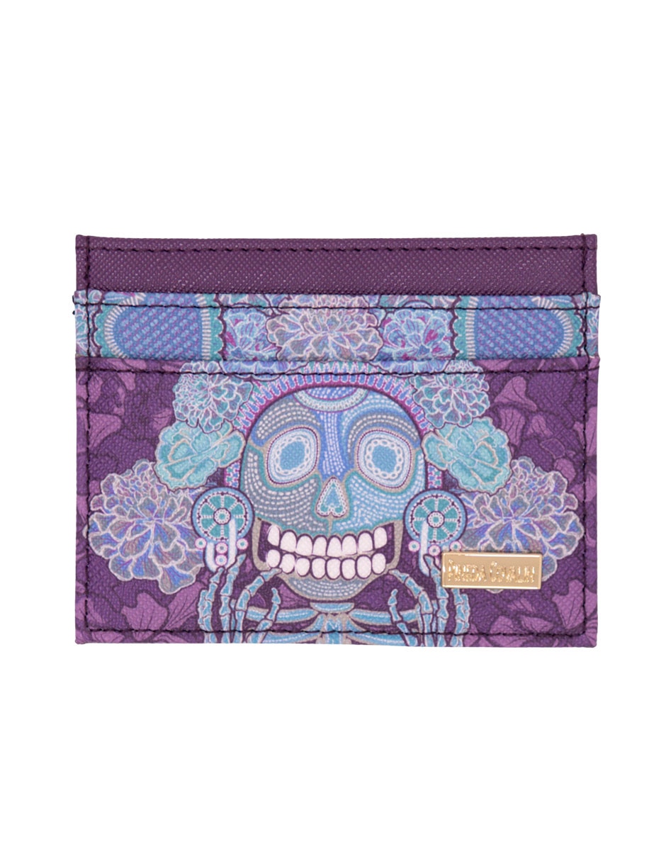 Tarjetero Día de Muertos Catrina para mujer