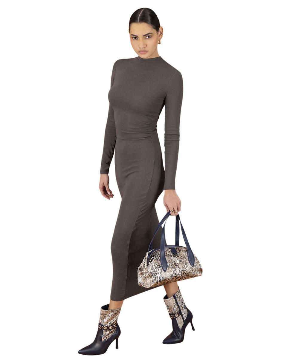 Bolsa bowler de piel para mujer 10