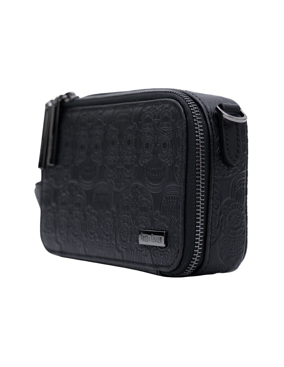 Set bolsa crossbody Tzompantli de piel para hombre 3