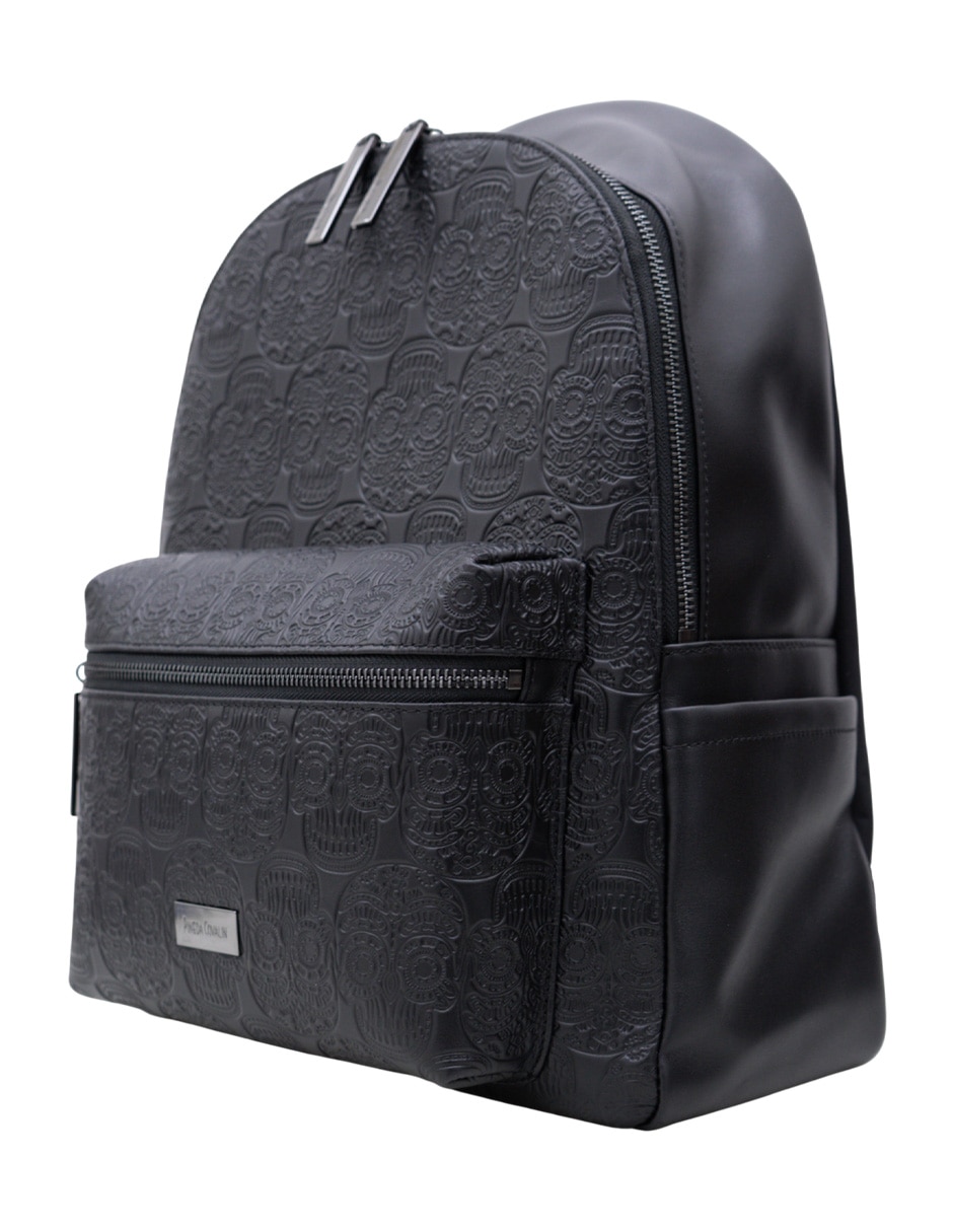 Mochila casual Grabado Tzompantli para hombre 2