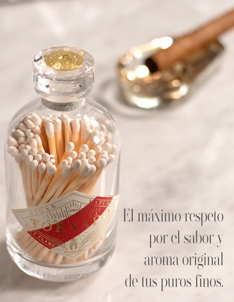 Kit fósforos para puro 4