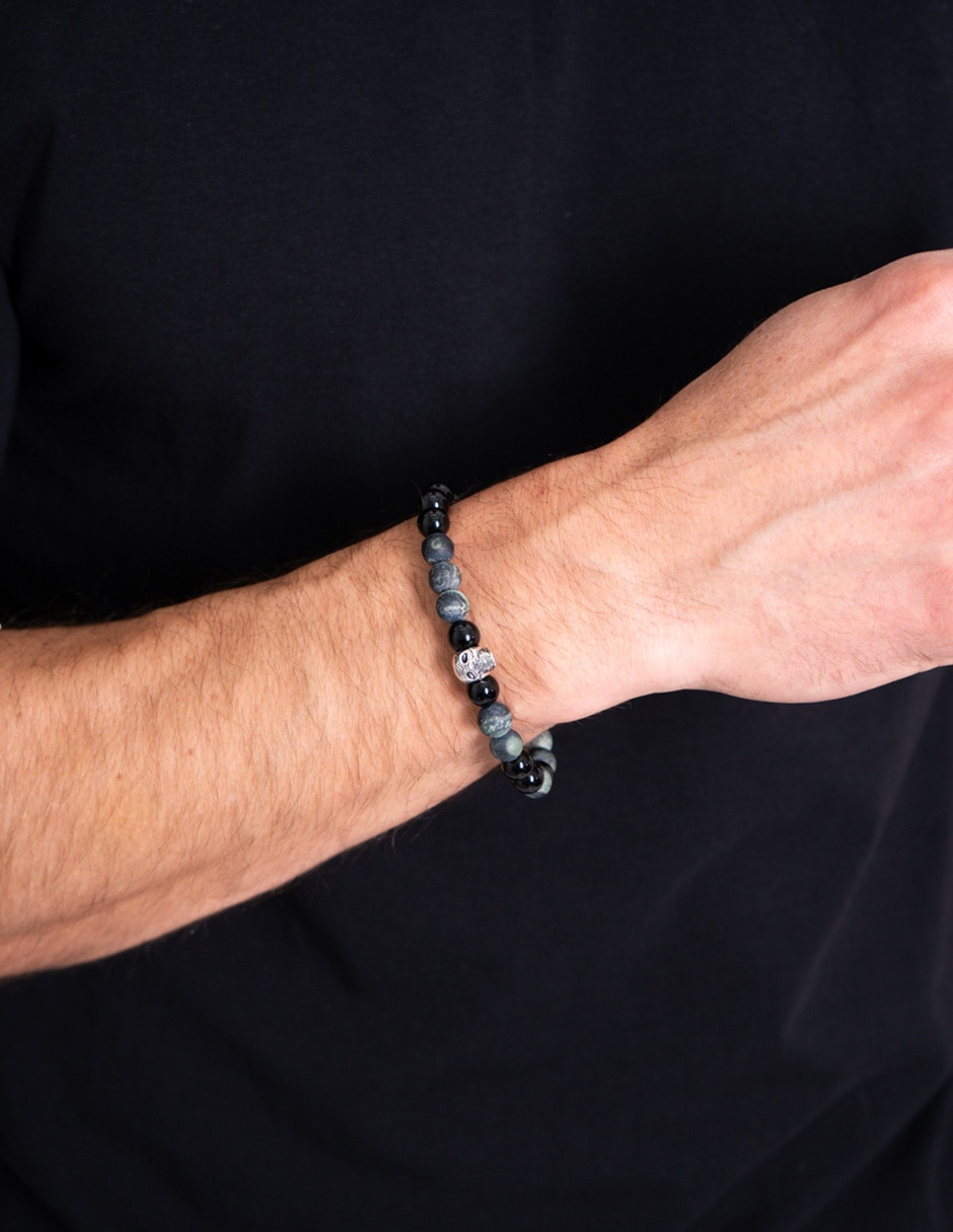 Pulsera de plata p 925 con acabado mate 3
