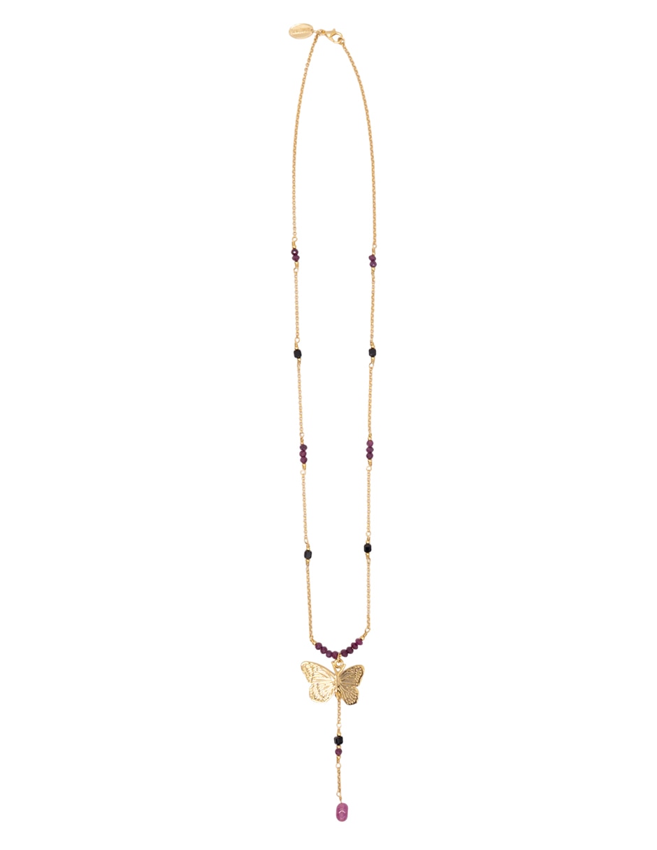 Collar de mariposa 18 K 2