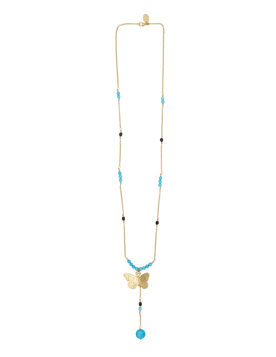 Collar de mariposa 18 K 2