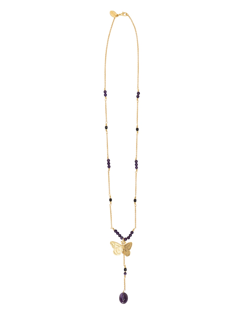 Collar de mariposa 18 K 2
