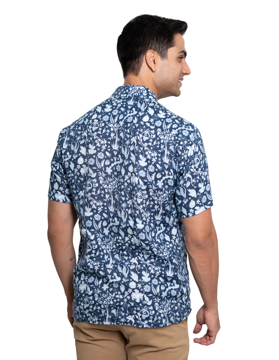 Camisa casual manga corta para hombre 3