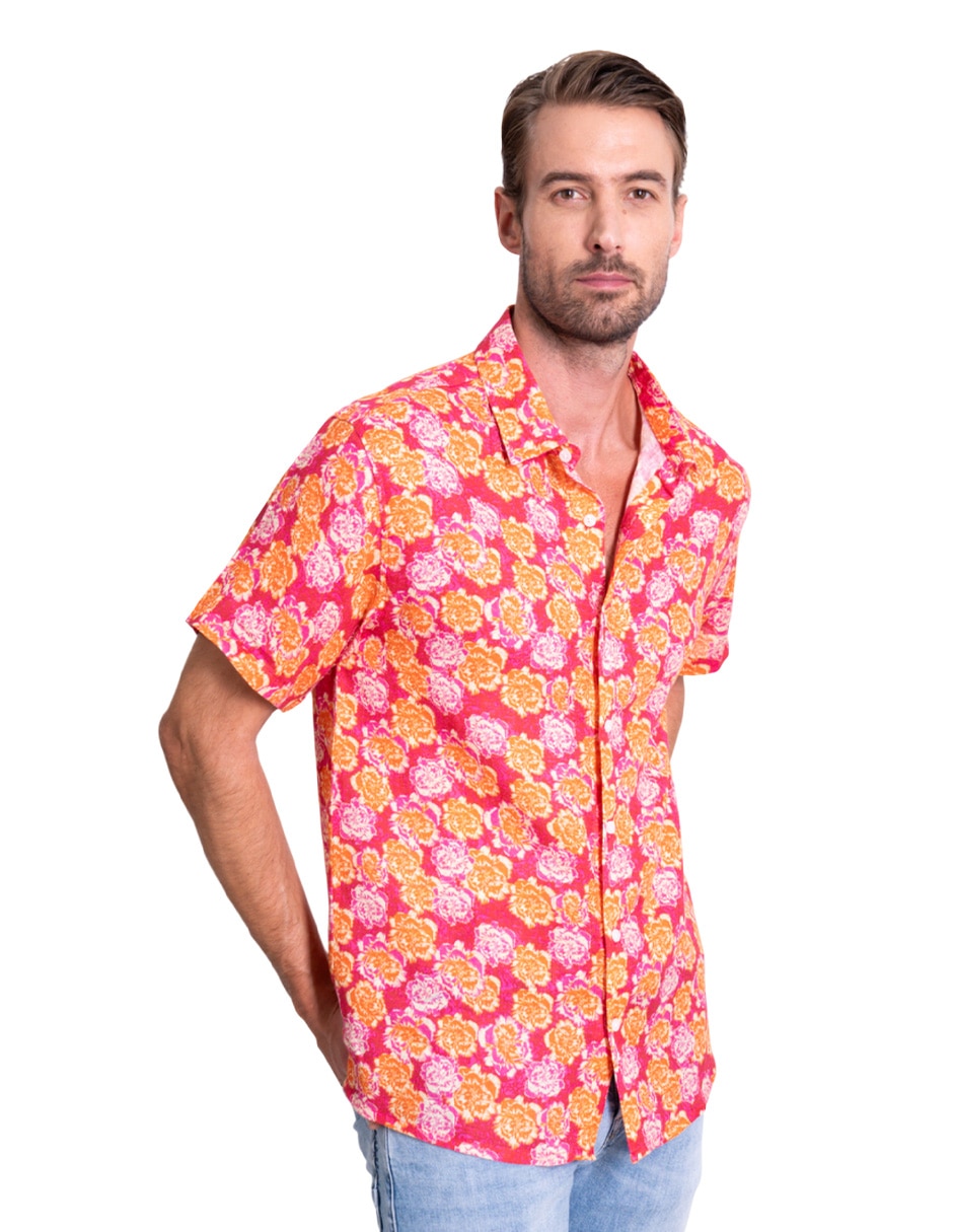 Camisa casual manga corta para hombre 3