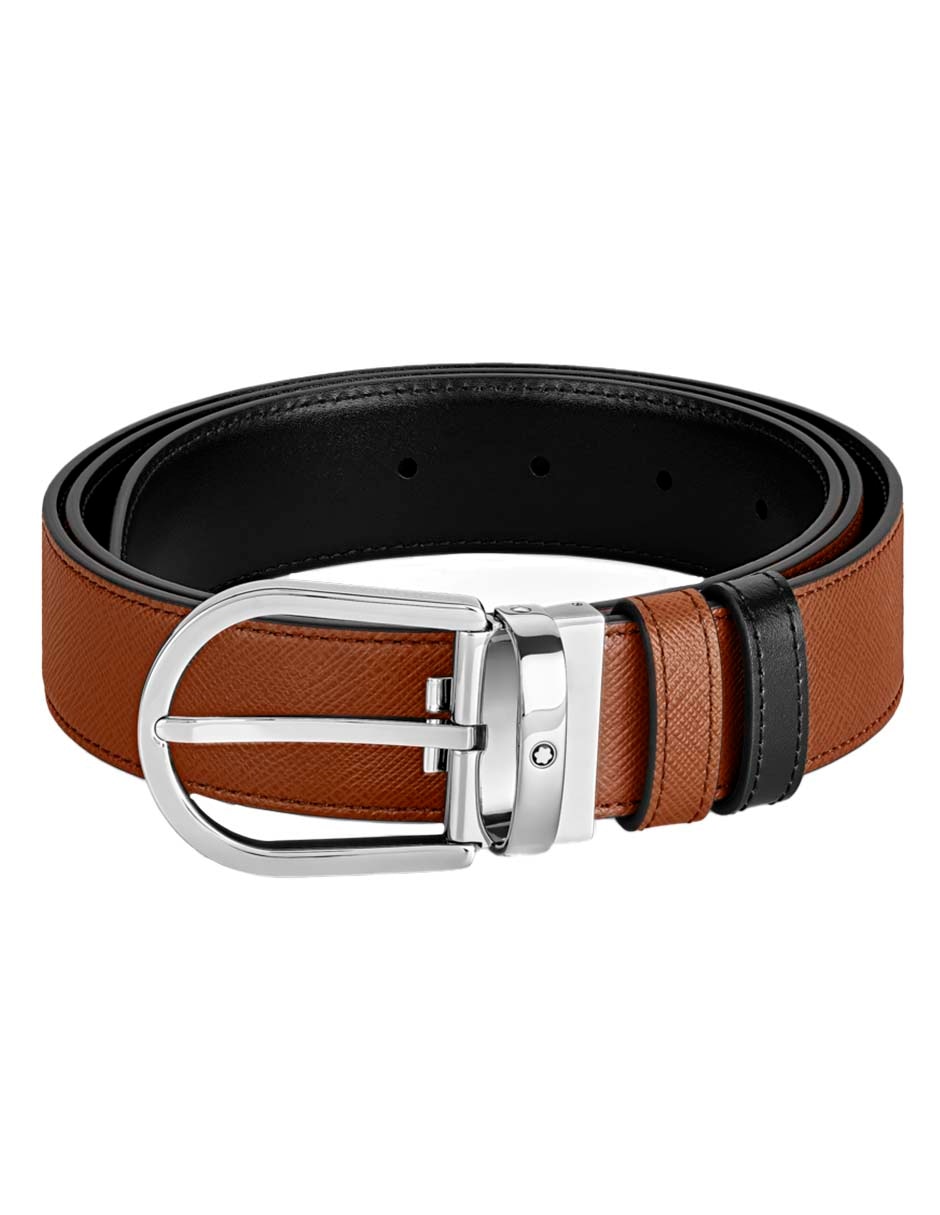 Cinturón de piel para hombre