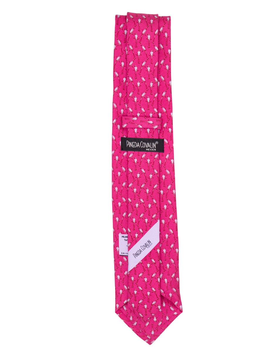 Corbata regular de seda estampada para hombre 2