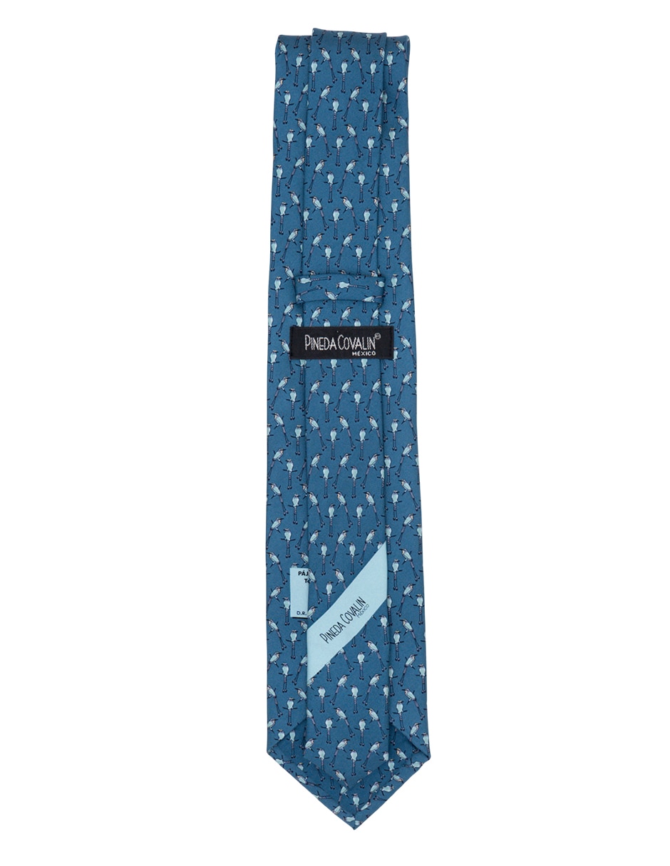 Corbata regular de seda estampada para hombre 2