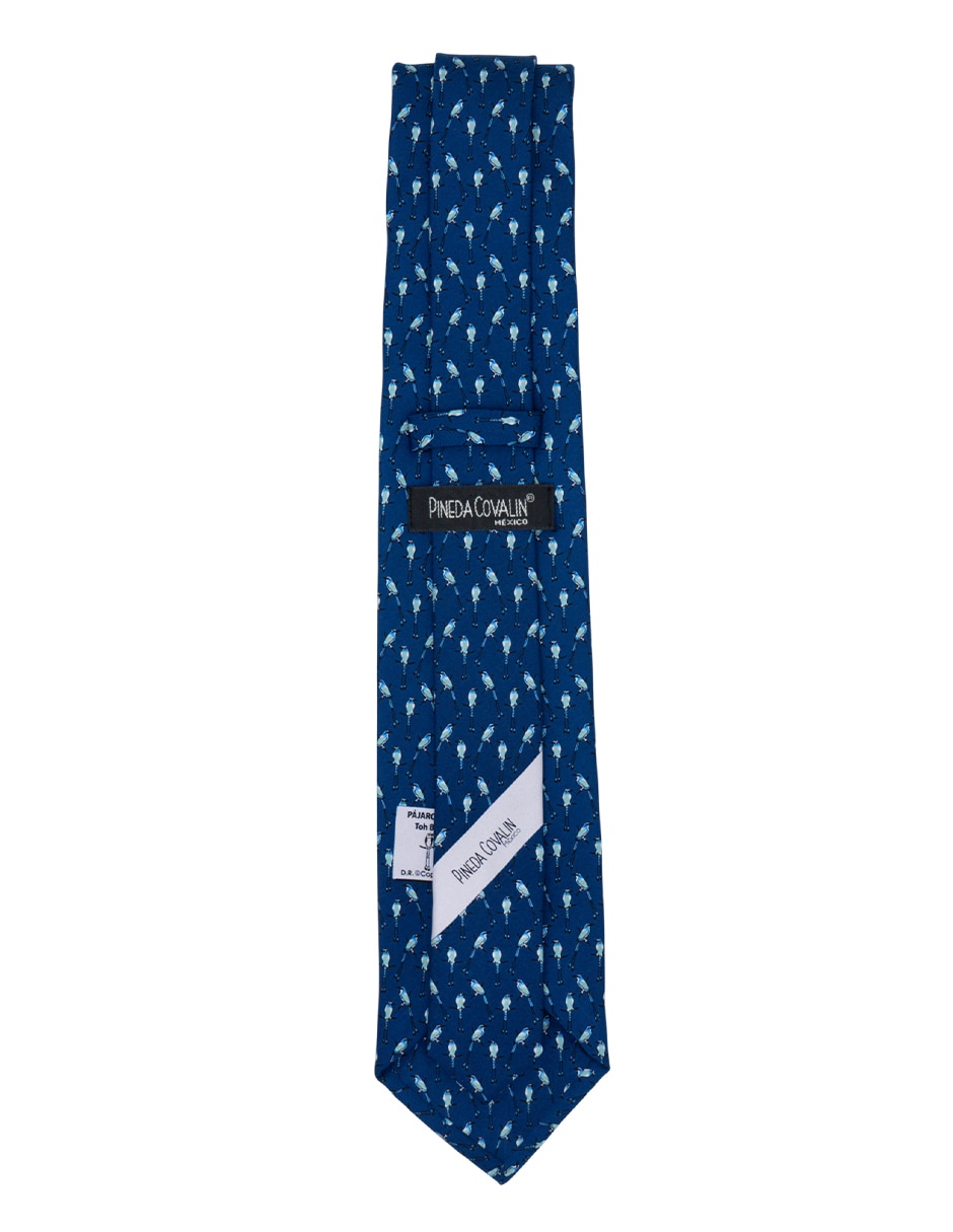Corbata regular de seda estampada para hombre 2
