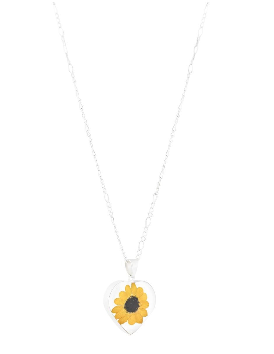 Collar de corazón de plata P 925