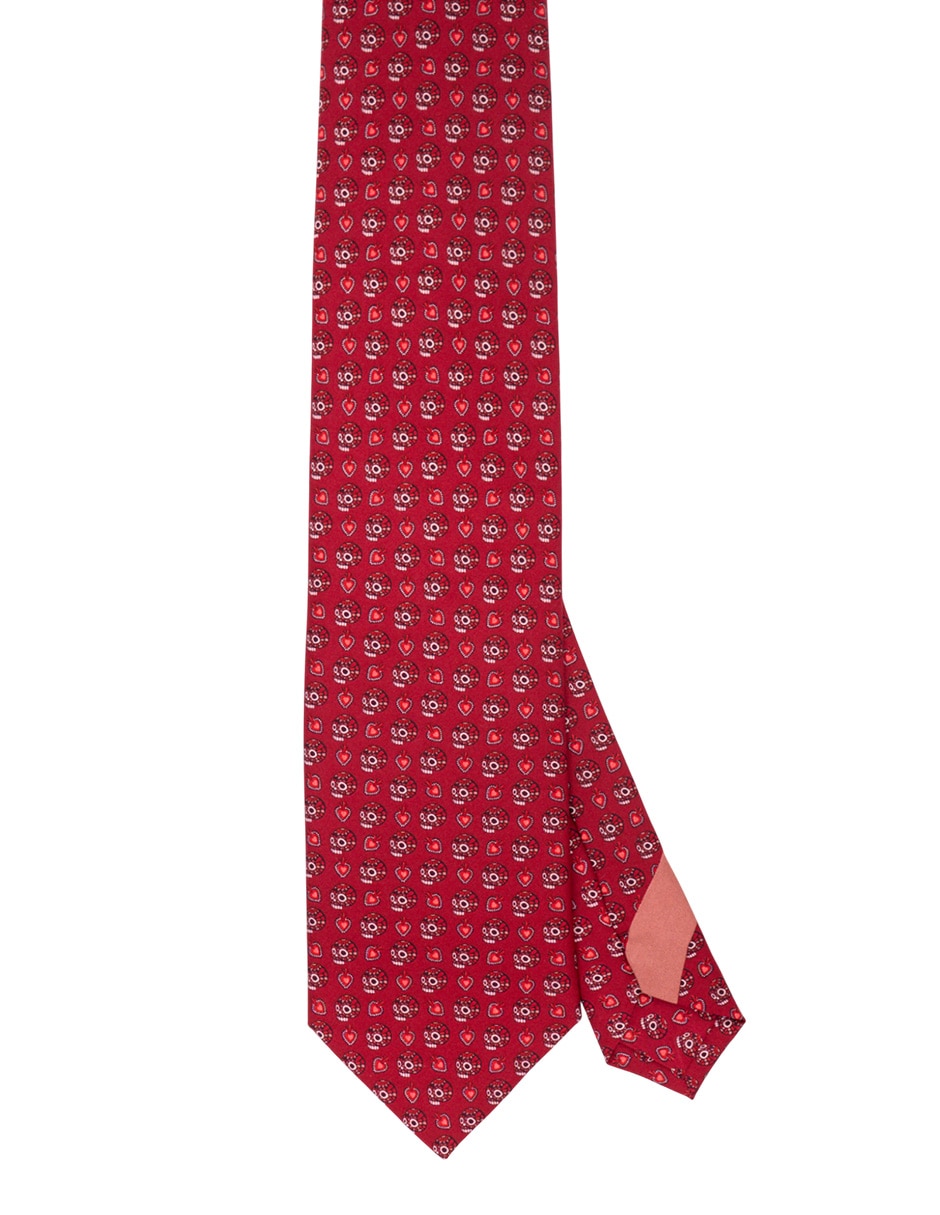 Corbata regular de seda estampada para hombre Corbata regular de seda estampada para hombre