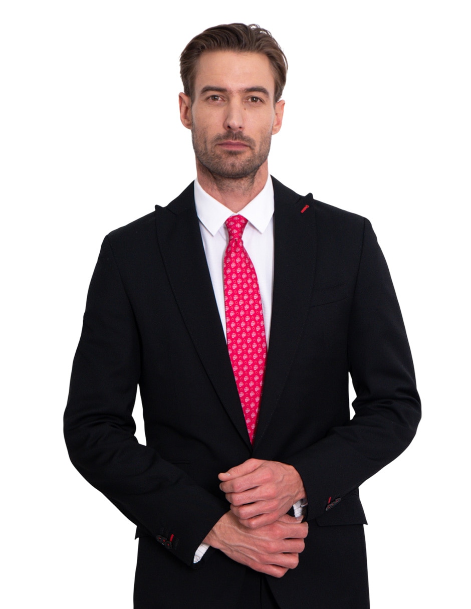 Corbata regular de seda estampada para hombre 3