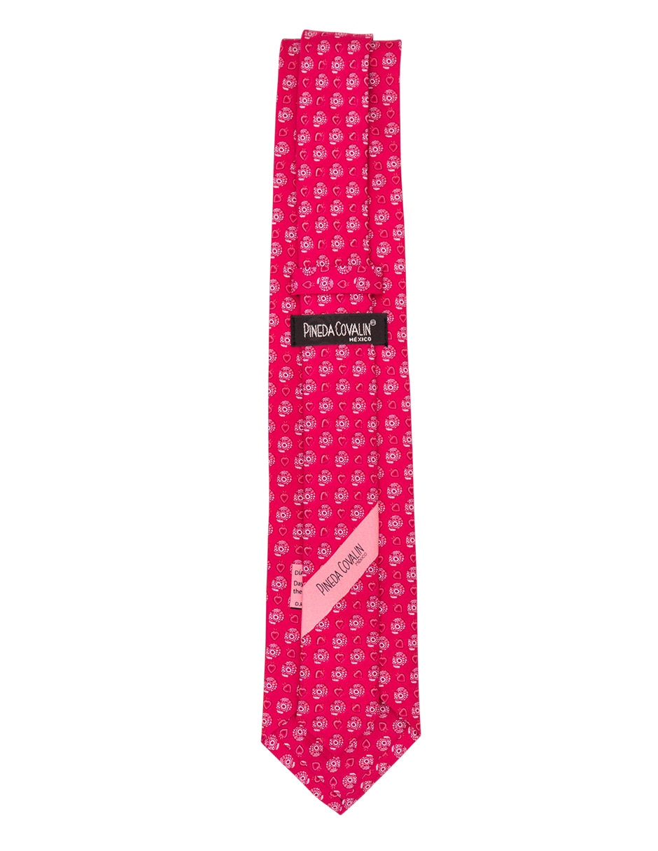 Corbata regular de seda estampada para hombre 4
